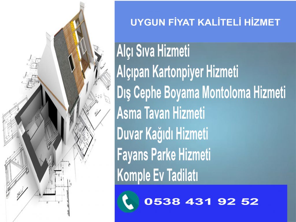 İzmir Tadilat Dekorasyon İşleri | Komple Ev Tadilatı Ustası