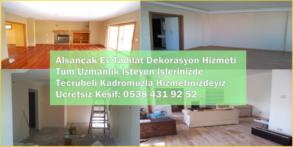İzmir Tadilat Dekorasyon İşleri | Komple Ev Tadilatı Ustası