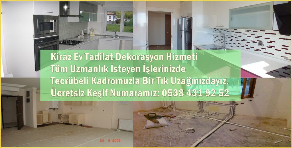 İzmir Tadilat Dekorasyon İşleri | Komple Ev Tadilatı Ustası