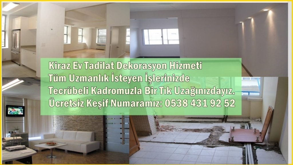 İzmir Tadilat Dekorasyon İşleri | Komple Ev Tadilatı Ustası