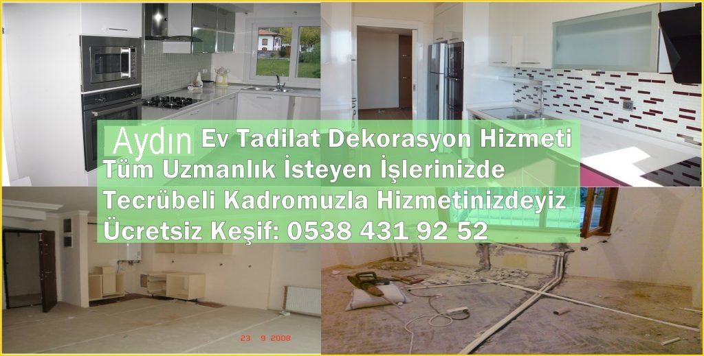İzmir Tadilat Dekorasyon İşleri | Komple Ev Tadilatı Ustası